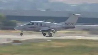 N277G ECLIPSE AVIATION EA-500 Landing Hollister KCVH