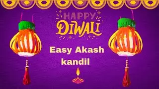 DIY Aakash Kandil with Paper & Plastic Bottle | Easy Diwali Lantern Craft