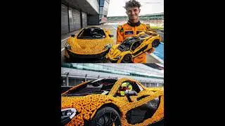 LEGO x McLaren unveil a life-size P1 from 342,817 bricks, hitting 40 mph after Nike collab.