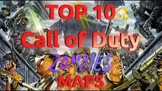 TOP 10 COD Zombies Maps!