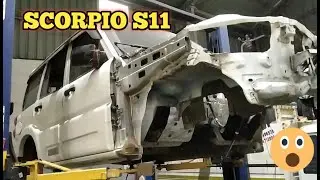 Accident Mahindra Scorpio S11 Manufacturing Again || Ansari Cars26