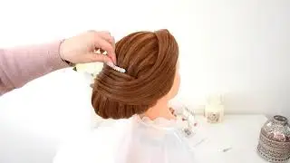 Красивая свадебная прическа #прическа #короткоевидео #вирусноевидео #шорты #тикток