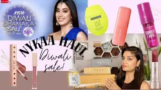 *HUGE* NYKAA HAUL 2024 ||  DIWALI DHAMAKA SALE || MAKEUP UPTO 60% OFF|| MY PASTEL LOVE