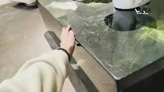 🟢 Luxury Green Marble Rectangular Coffee Table | Modern Living Room Furniture | Feiteng Furniture