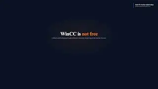 WinCC Tutorial -- Unified vs OA vs Explorer