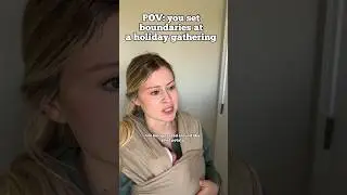 Embrace those boundaries with confidence this holiday season! #boundaries #postpartum #newborn