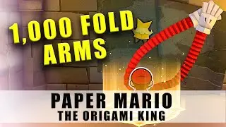 Paper Mario The Origami King 1000 Fold Arms and how to use the big hands