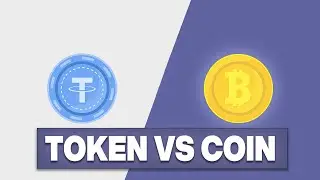 The Difference Between A Crypto Coin & Token Explained (Whiteboard Animated)