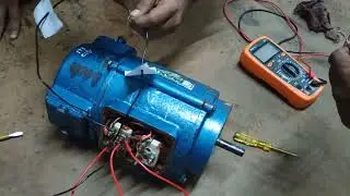 Terminal Identification of 3 Phase Induction Motor  || Terminal Test by test lamp || Spark Method