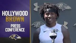 Hollywood Brown Happy to Be Back | Baltimore Ravens