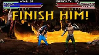 Mortal Kombat Project - MKP New Tag Battle Jax Kabal Retro Fighting Game Session