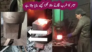 How to make piece of hammer // How to work forging hammer// Real blacksmith skills 