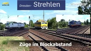 Dresden Strehlen, Z&uuml;ge im Blockabstand