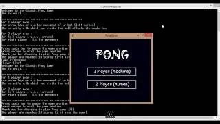 Classic Pong Game | Python Turtle Graphics