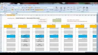 Excel Organization Chart Template Demonstration