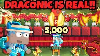 OMG DRACONICCC! 🐉 5,000 LUCKY FORTUNE COOKIES GACHA!! | GrowTopia Lunar 2026