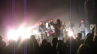 In Flames- Peter Iwers receives Sabres Jersey 5/15/15 @ Town Ballroom
