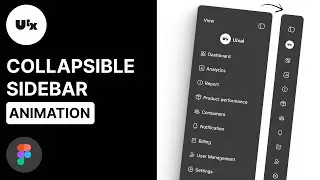 How to Create a Collapsible Sidebar Menu in Figma | Step-by-Step Tutorial