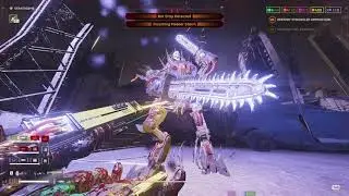 facing the new automaton enemies in the bot mega cities - Helldivers 2