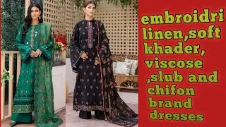 brand dresses for sale|linen, light wight soft khader, cotton viscose,chiffon| kamran ashraf