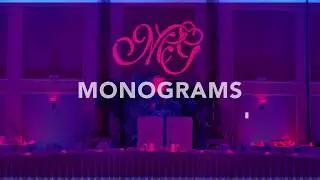 CUSTOM MONOGRAMS BY DASH OF CLASS PLATINUM WEDDING DJ ENTERTAINMENT