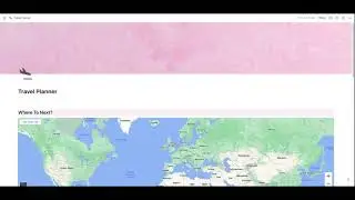 Travel Digital Planner Notion Tutorial