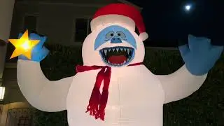 Gemmy 12ft Inflatable Bumble From Rudolf the Red nose reindeer 