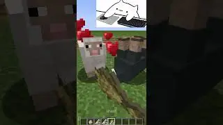 jeb_ + Dinnerbone sheep [minecraft] #shorts