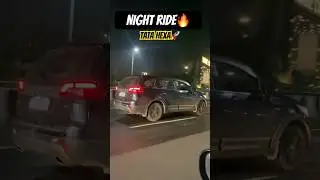 TATA HEXA v/s SCROPIO 🔥NIGHT RIDE😱#topspeed #dragrace #automobile #mahindra #scorpio