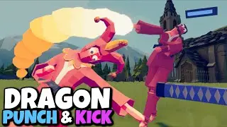 The Kicker & Puncher learn new Dragon Abilities vs Every Faction - TABS Mods Full Release Update