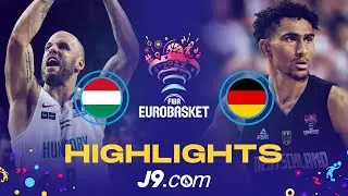Hungary 🇭🇺 - Germany 🇩🇪 | Game Highlights - FIBA #EuroBasket 2022