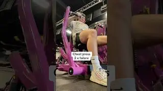 Chest workout at Planet Fitness