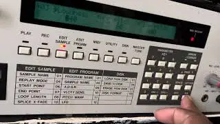 Sampling on the Akai s900