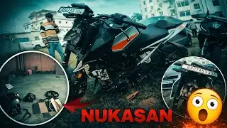 JMF MOTO FEST DHANBAAD// Ye Kaise Hua? 😱 Duke Crash & Full Damage Assessment.