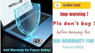 Stop ! Before buying MOTObook 60 |  Must-Add Warranty for your Laptop | Ultimate Future Safety Tip!