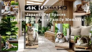 🐾 Japandi Pet Spaces: Harmony for Furry Family Members 🐾
