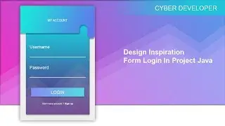 Design Inspiration Form Login In Project Java