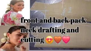 Front and back pack neck designs banane ka trarik sad se आसान है I 🥰🤩🪡🧵 किसी भी size बान सकते है