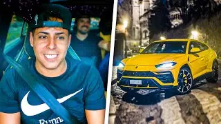 Busquei o Renato Garcia no aeroporto de Lamborghini URUS e essa foi a reação dele…