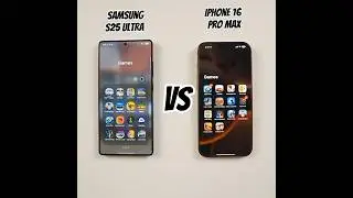 Samsung Galaxy S25 Ultra Vs Iphone 16 Pro Max Pubg Test #pubgmobile #pubg #bgmi #shorts