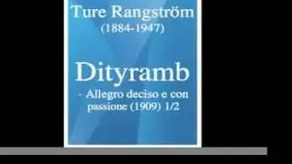 Ture Rangstr&ouml;m (1884-1947) : 