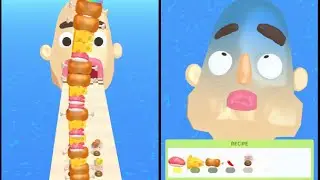 Longest Sandwich In Sandwich Runner Gameplay New Levels #shorts #viral #sandwichrunner #longest