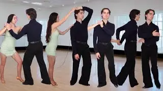 Underarm Turns | Basic with Man's Broken Left | Bronze Salsa | Salsa for Beginners / Dovgan Dance