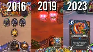 Evolution of Warrior in Hearthstone 2016 - 2023