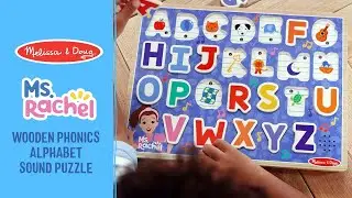 Melissa & Doug Ms. Rachel&trade; Wooden Phonics Alphabet Sound Puzzle