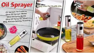 Oil Sprayer for Cooking, Olive Oil Spray bottle for Salad, BBQ, Kitchen Baking, Roasting #Shorts