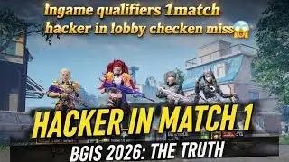 IGL POV: Hacker Lobby Reality in BGIS 2026 | Match 1