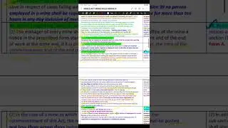 WEEKLY DAY OF REST|COMPENSATORY DAYS OF REST|MINES ACT 1952||MINES RULE 1955|GATE 2026|DGMS EXAMS