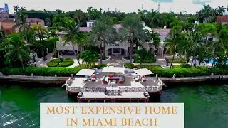 Most Expensive House in Miami Beach FOR SALE! - in World Famous Star Island