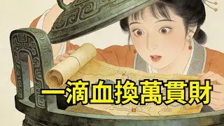 後爹嫌她是賠錢貨，寒冬臘月趕她去放牛。她見牛産崽難産，割腕以血救犢。當夜雷劈牛棚，露出地下青銅鼎——鼎內藏前朝藏寶圖！#民間故事#善有善報#爲人處世#故事分享